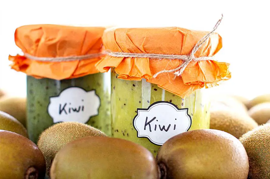 Kiwi Marmelade (ohne Zucker) - WirEssenGesund