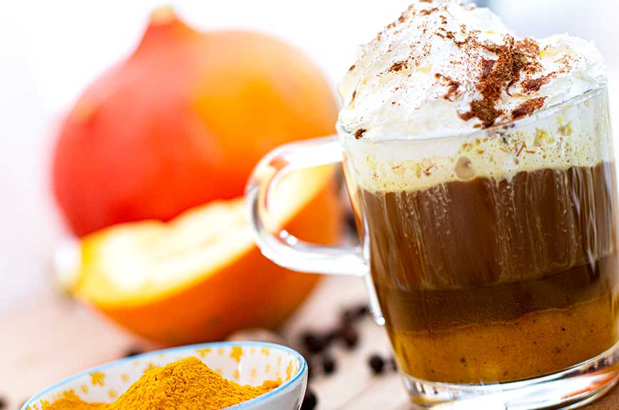 Pumpkin Spice Latte Rezept vegan