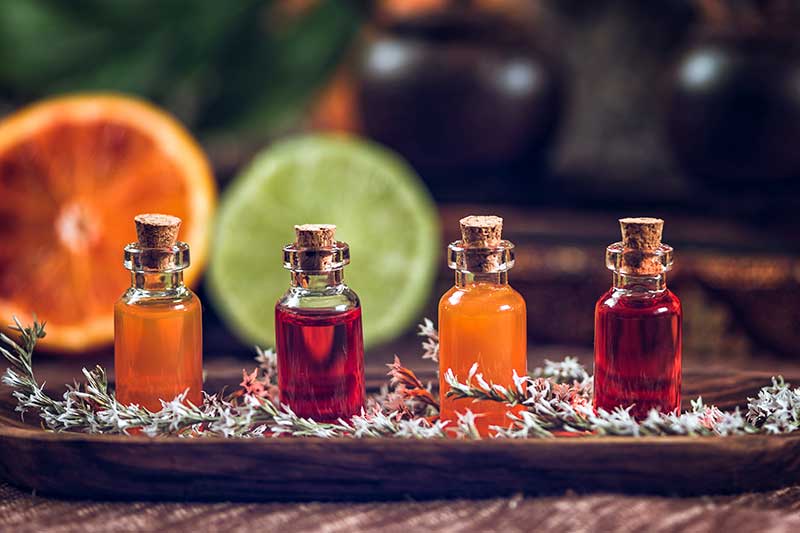 Aromatherapie verschiedene Düfte