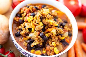 Black Bean Chili sin Carne RezeptBlack Bean Chili sin Carne Rezept