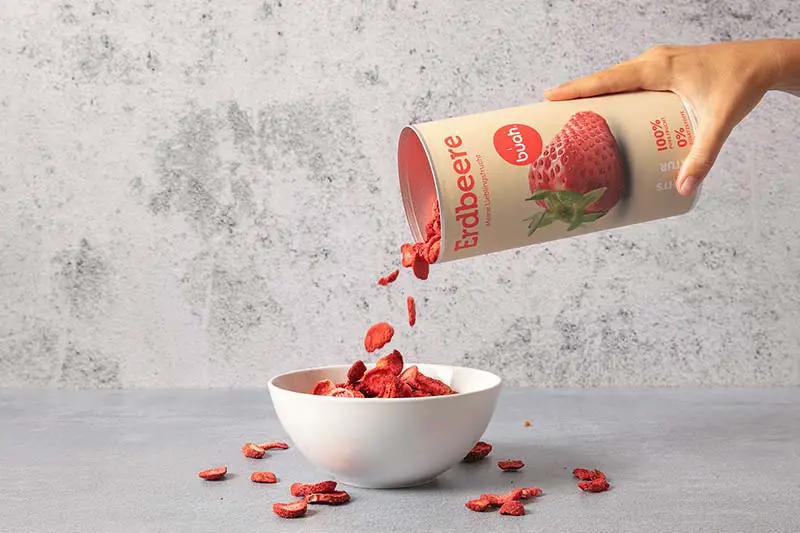 getrocknete Erdbeeren Buah